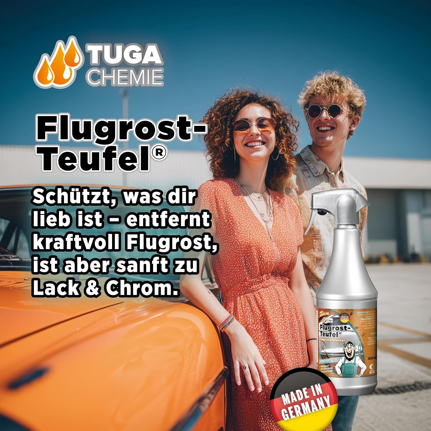 image:imageTUGA Chemie FlugrostTeufel Flugrostentferner pH hautneutral 5 L Kanister