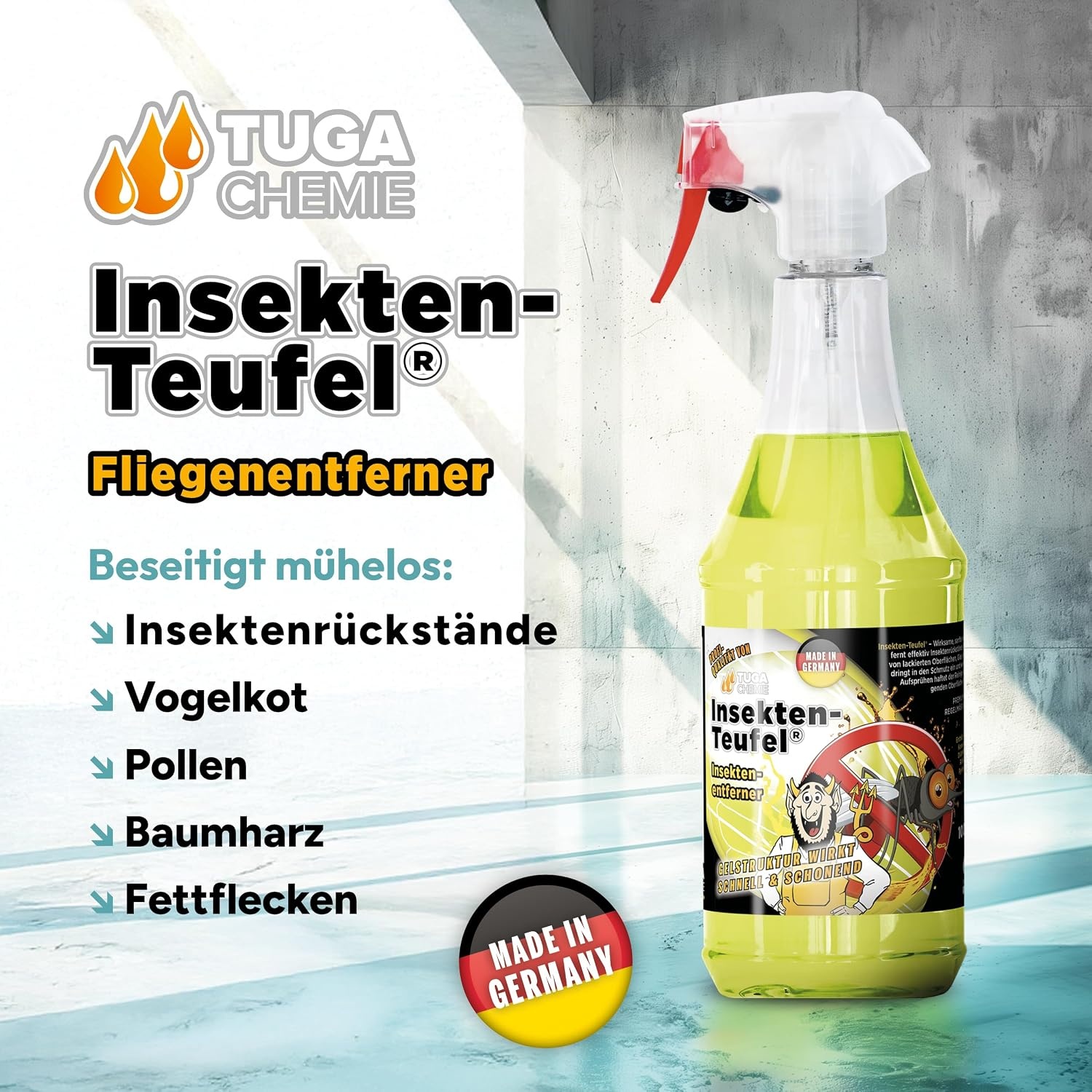 image:imageTUGA Chemie InsektenTeufel Insektenentferner 5 L Kanister Made in Germany