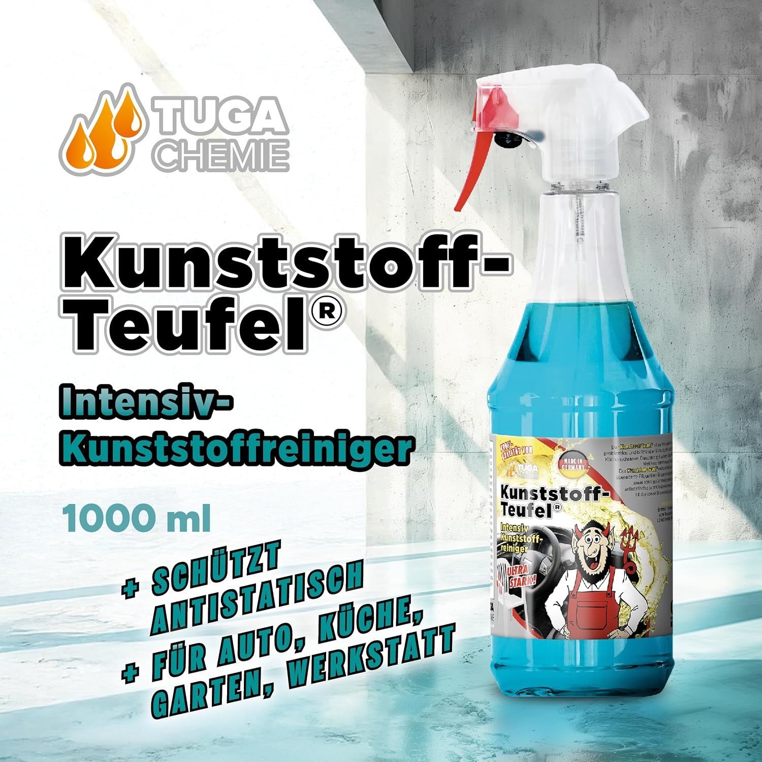 image:imageTUGA Chemie Kunststoff Teufel 1000 mL Sprhflasche5000mL