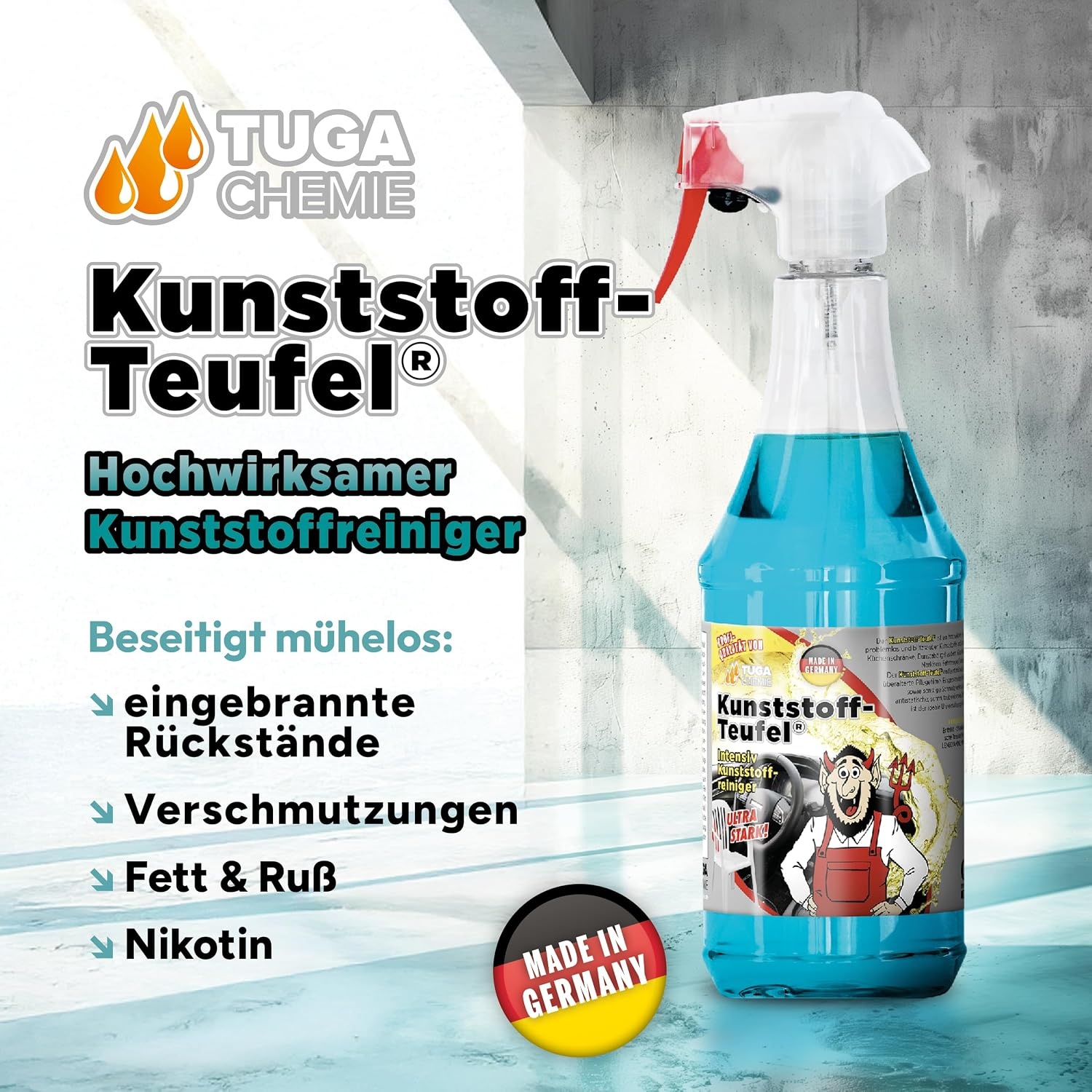image:imageTUGA Chemie Kunststoff Teufel 1000 mL Sprhflasche5000mL
