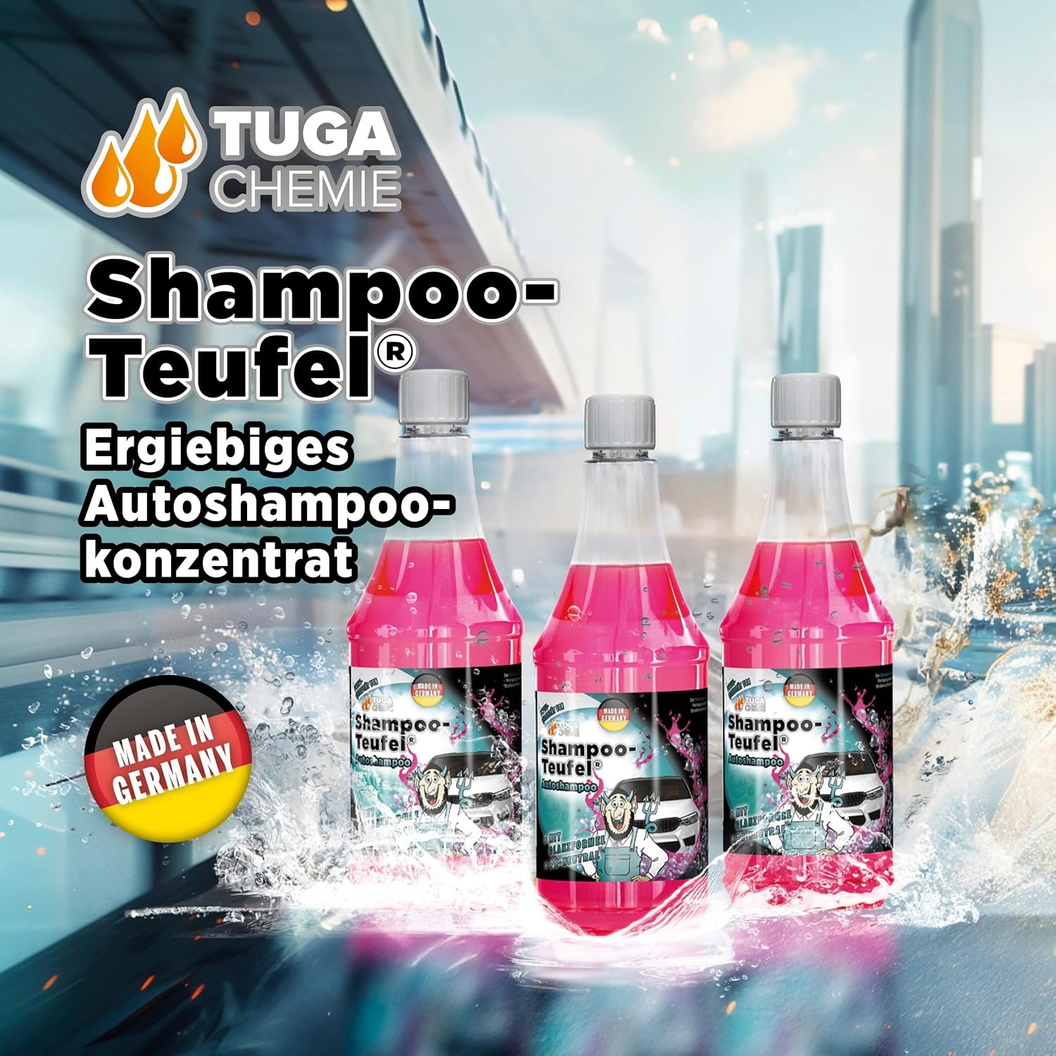 image:imageTUGA Chemie ShampooTeufel Autoshampoo Konzentrat Lackschonend 5L Kanister