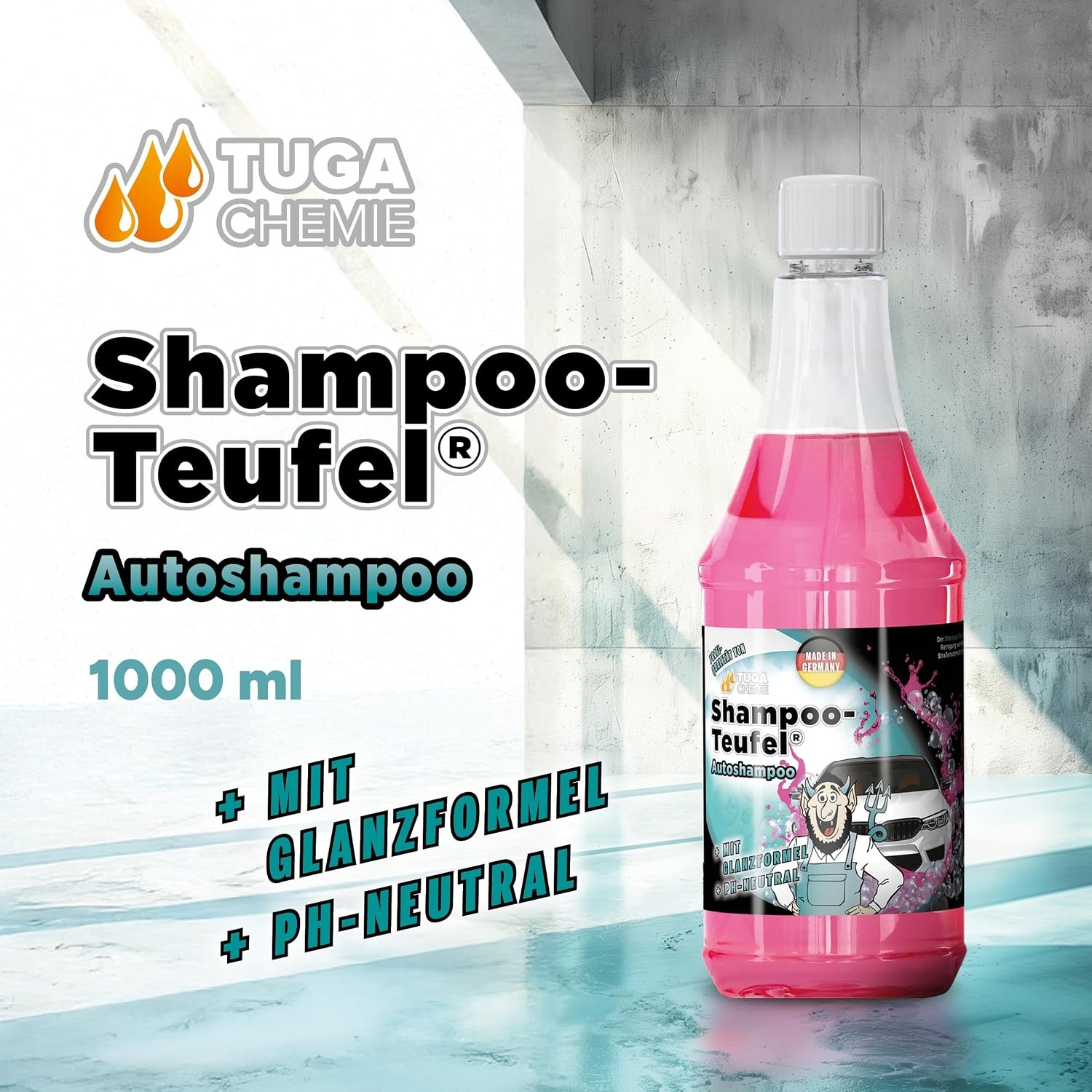 image:imageTUGA Chemie ShampooTeufel Autoshampoo Konzentrat Lackschonend 5L Kanister