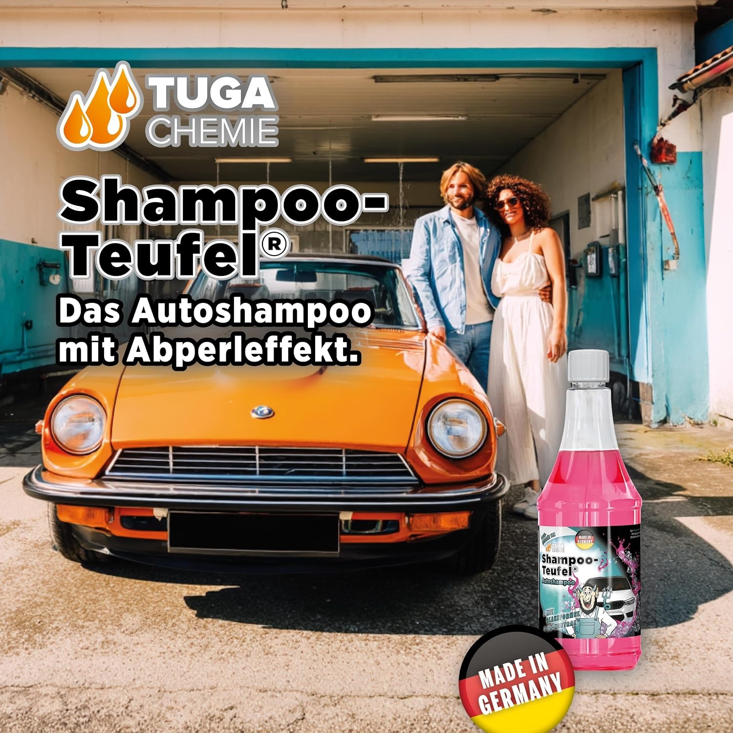 image:imageTUGA Chemie ShampooTeufel Autoshampoo Konzentrat pHneutral 1 L