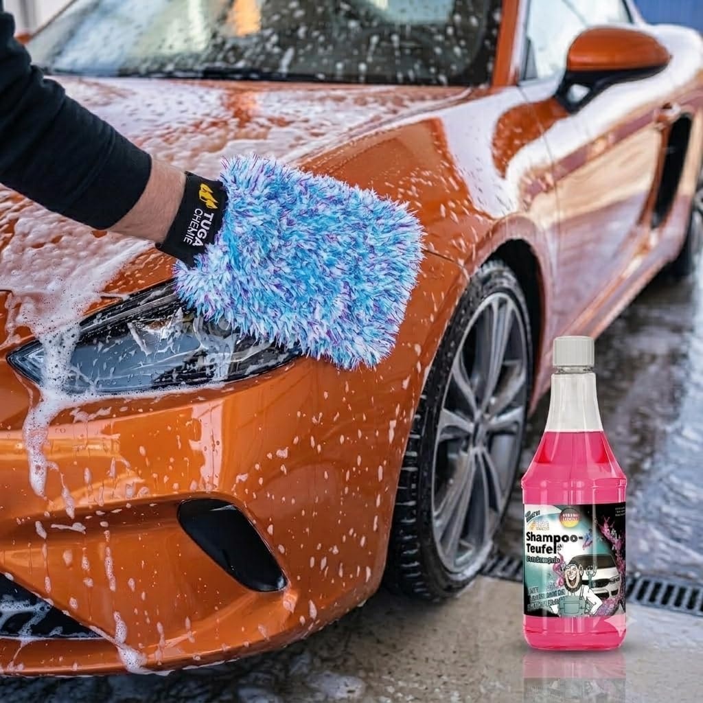 image:imageTUGA Chemie ShampooTeufel Waschhandschuh Mikrofaser
