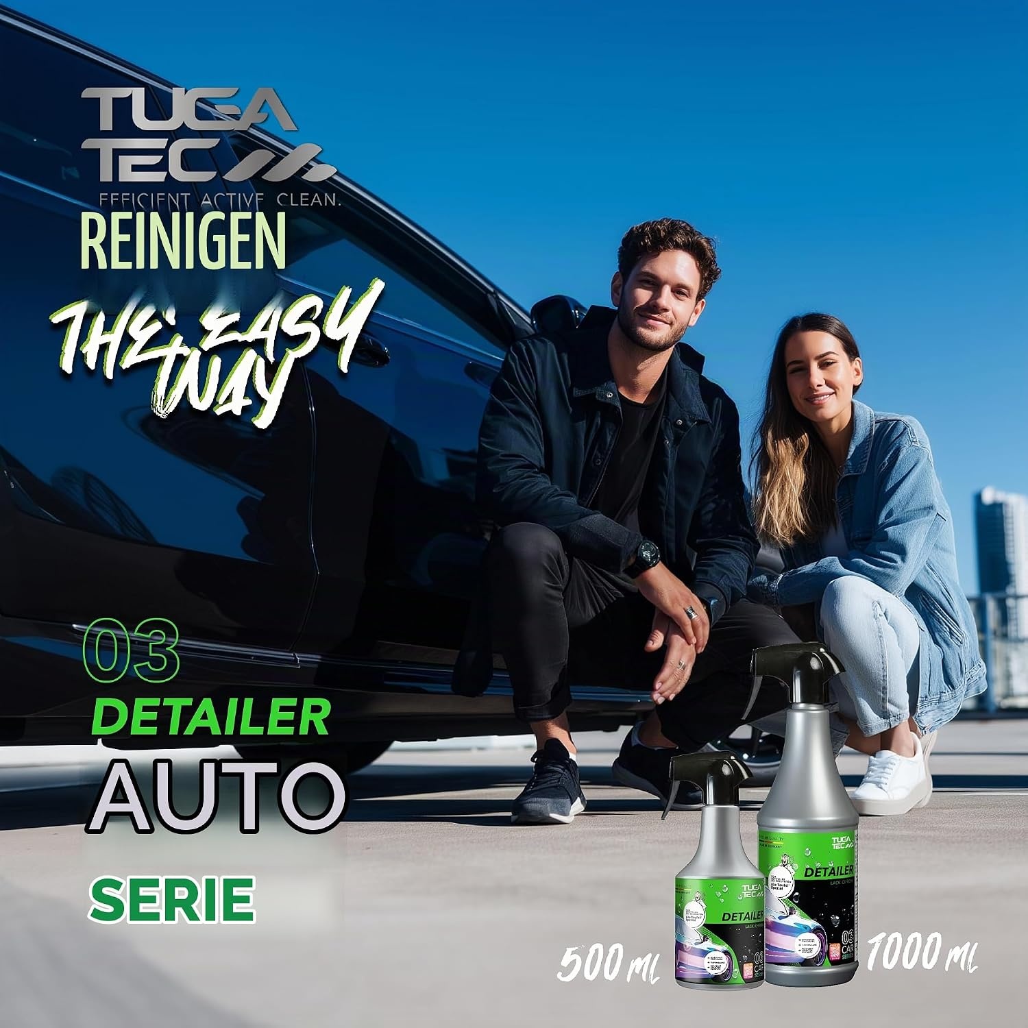 image:imageTUGA TEC Detailer 500 mL LackpflegeSpray Schnellversiegelung fr Lack
