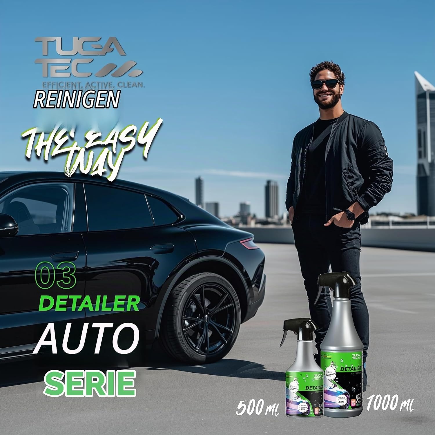 image:imageTUGA TEC Detailer 500 mL LackpflegeSpray Schnellversiegelung fr Lack