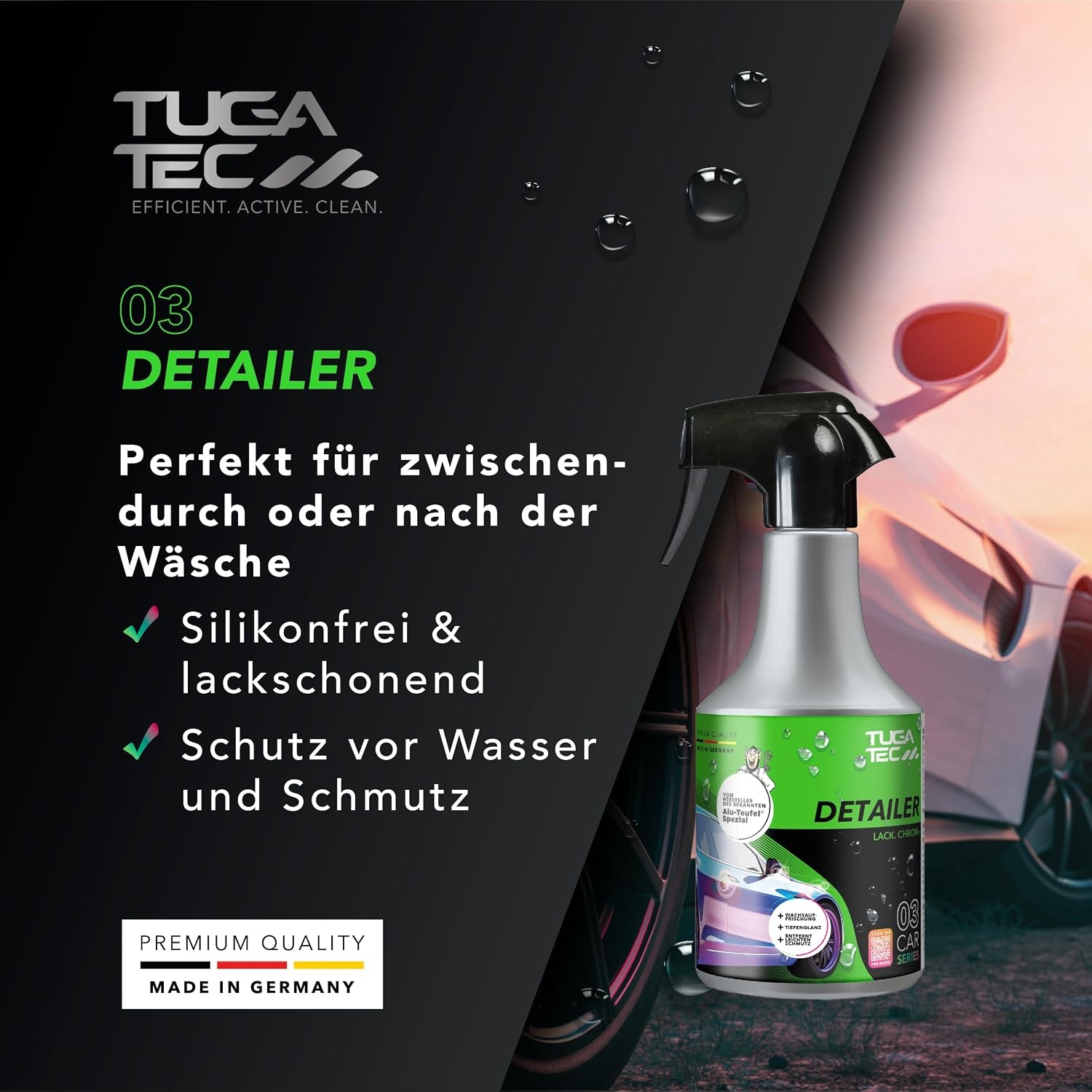 image:imageTUGA TEC Detailer 500 mL LackpflegeSpray Schnellversiegelung fr Lack