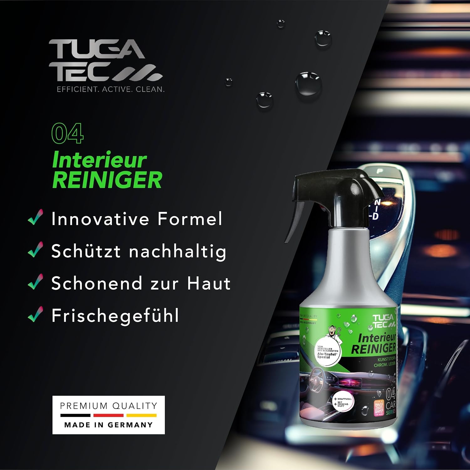 image:imageTUGA TEC Interieur Reiniger Premium 500 mL Innenreiniger fr Auto LKW Bus