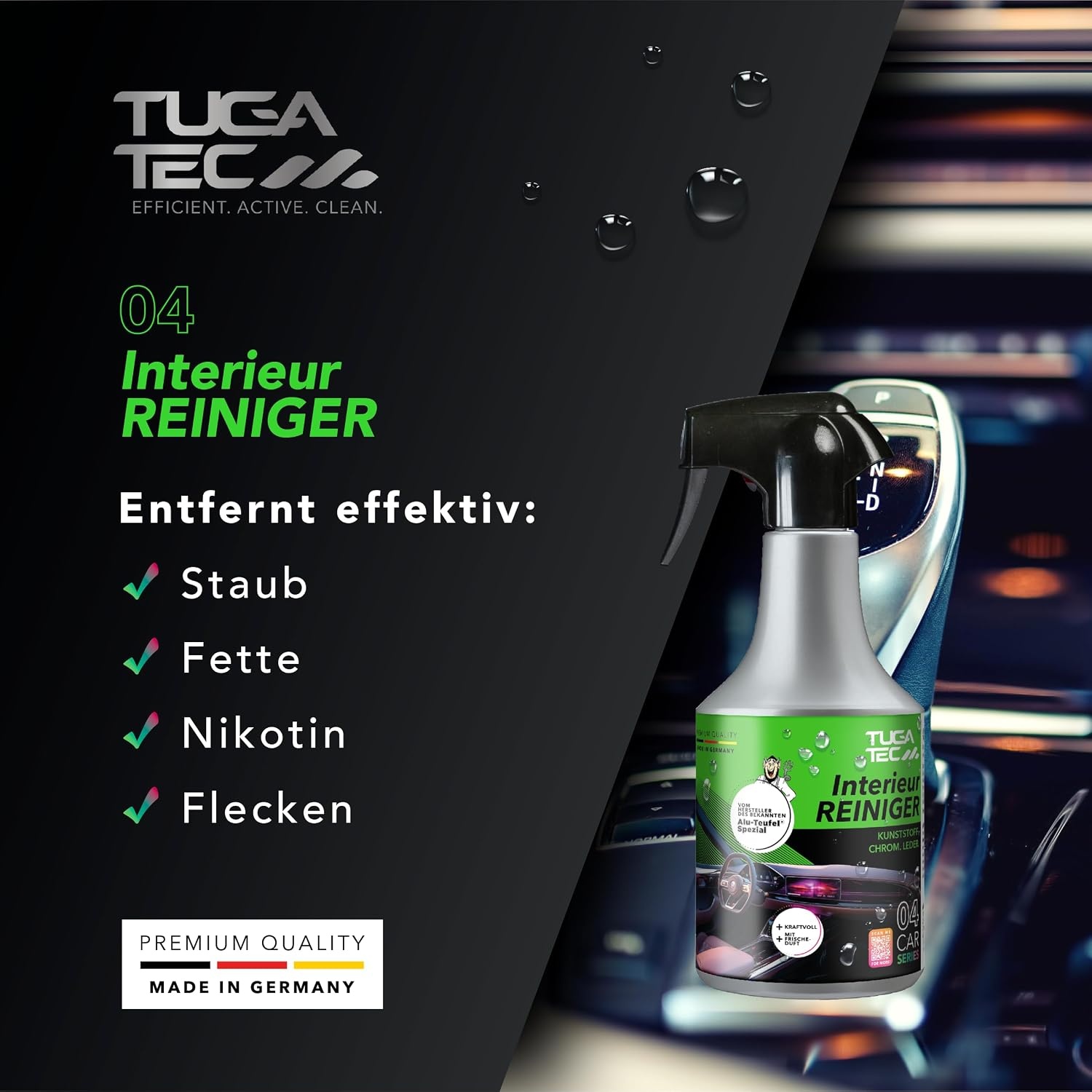image:imageTUGA TEC Interieur Reiniger Premium 500 mL Innenreiniger fr Auto LKW Bus