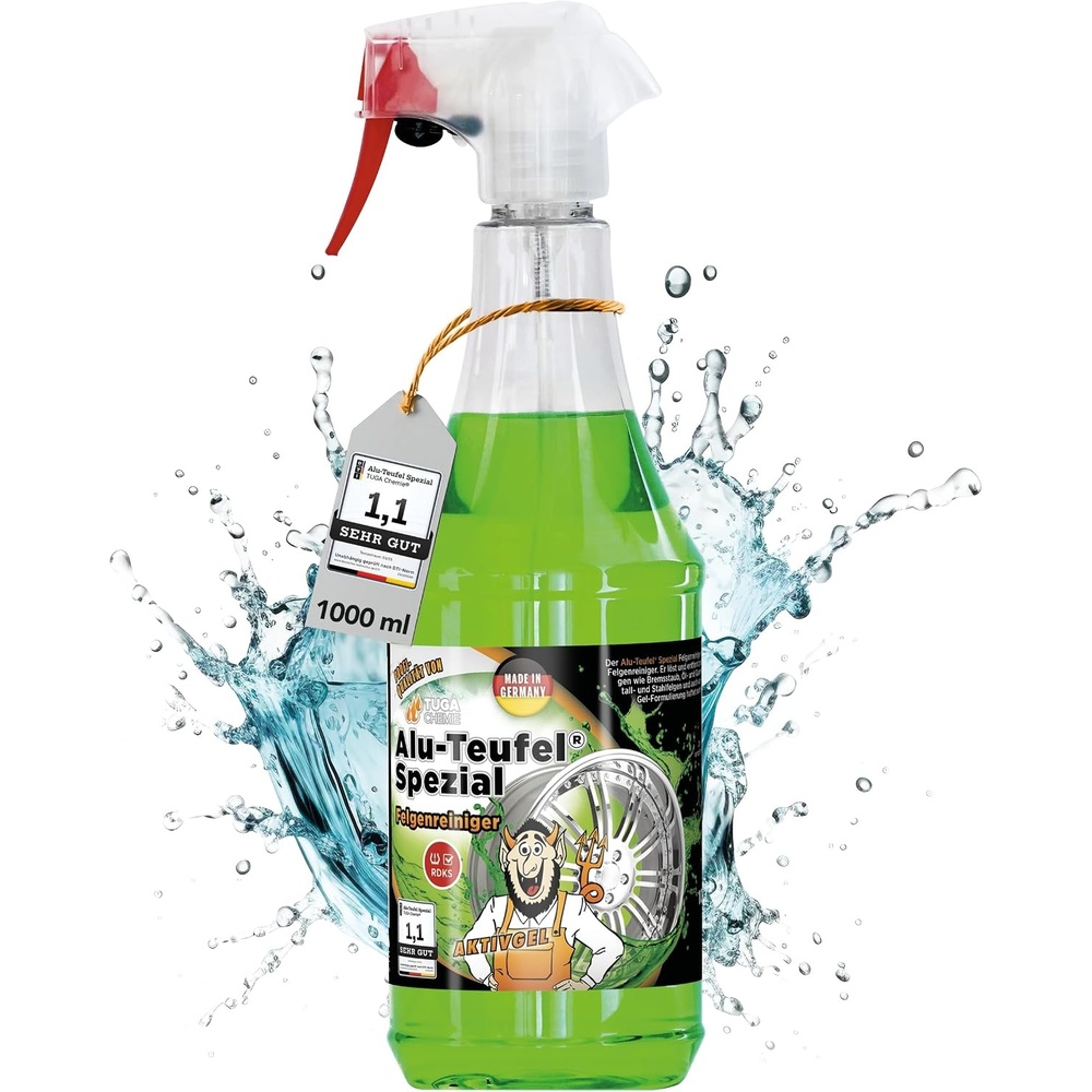 image:imageTUGA Chemie AluTeufel Spezial Felgenreiniger Grn 1 L Wirkindikator1 l 1er Pack