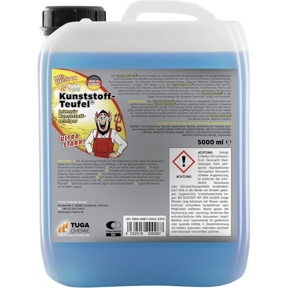 image:imageTUGA Chemie Kunststoff Teufel 1000 mL Sprhflasche5000mL