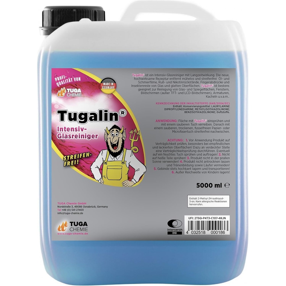 image:imageTUGA Chemie Tugalin Glasreiniger Auto  5 L Kanister  Made in Germany5 l 1er Pack